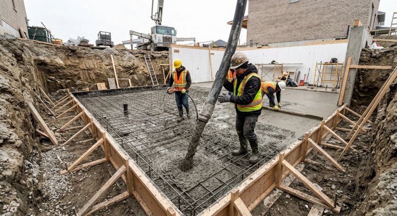 Basement Concrete Installation in Canton, MI