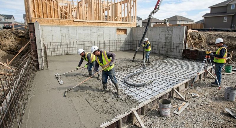Basement Concrete Installation in Keego Harbor, MI