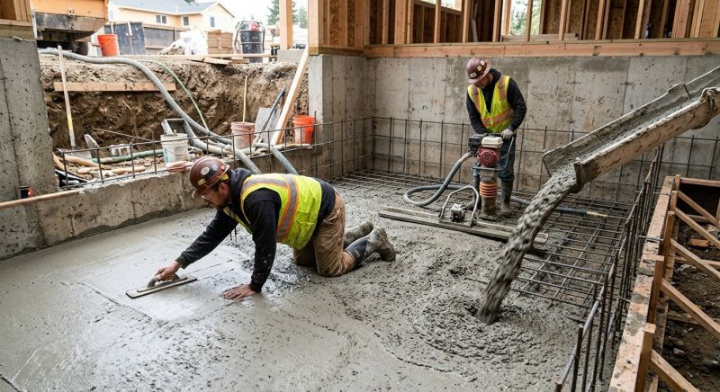 Basement Concrete Installation in Ortonville, MI