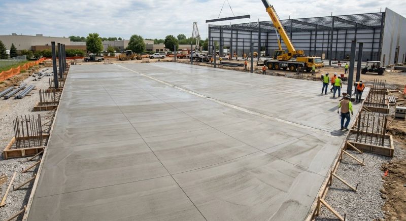 Commercial Slab Construction in Auburn Hills, MI