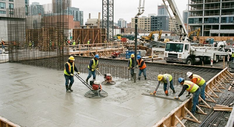 Commercial Slab Construction in Clinton Township, MI