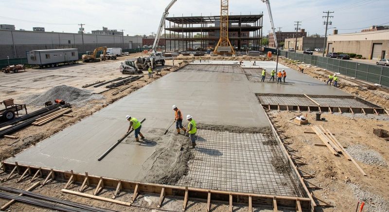 Commercial Slab Construction in Roseville, MI