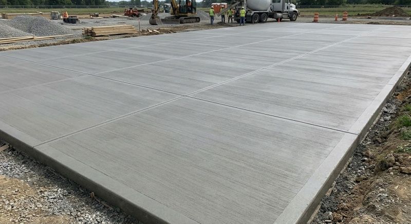 Commercial Slab Installation in Brighton, MI