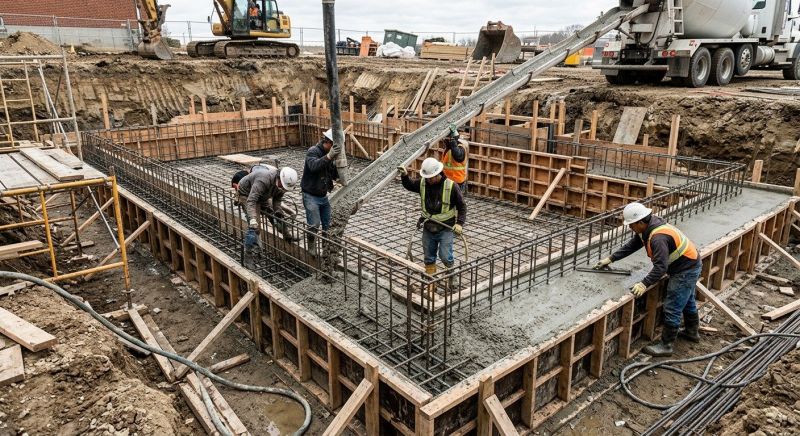 Concrete Basement Pouring in Waterford, MI