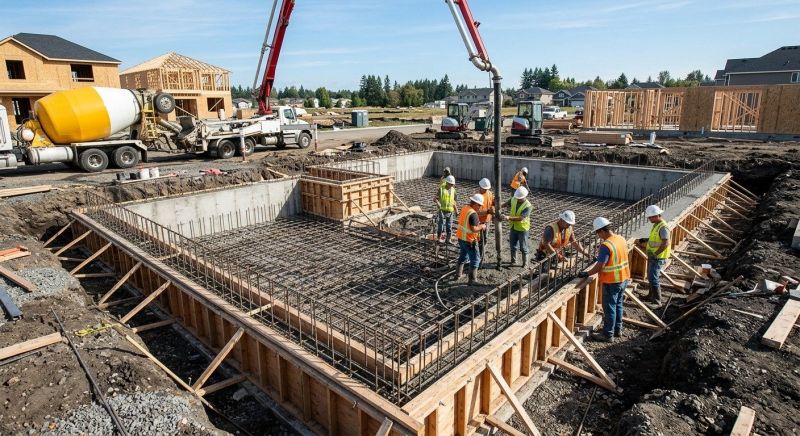 Concrete Foundation Installation in Utica, MI