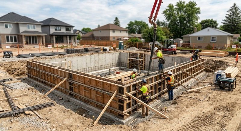 Foundation Construction in Macomb County, MI