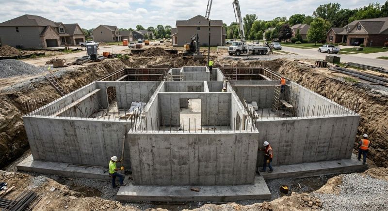 Foundation Construction in Northville, MI