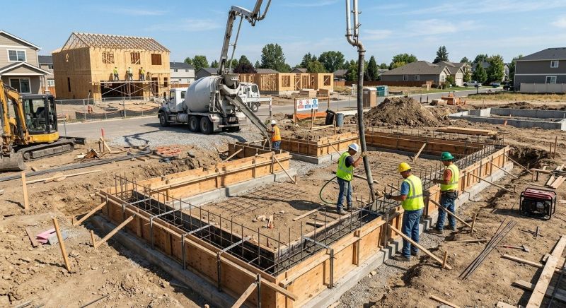 Foundation Construction in Troy, MI