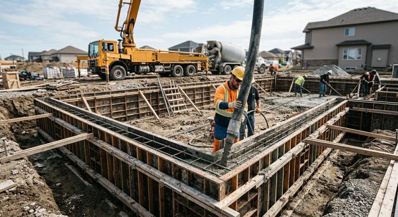 Foundation Wall Pouring in Oak Park, MI
