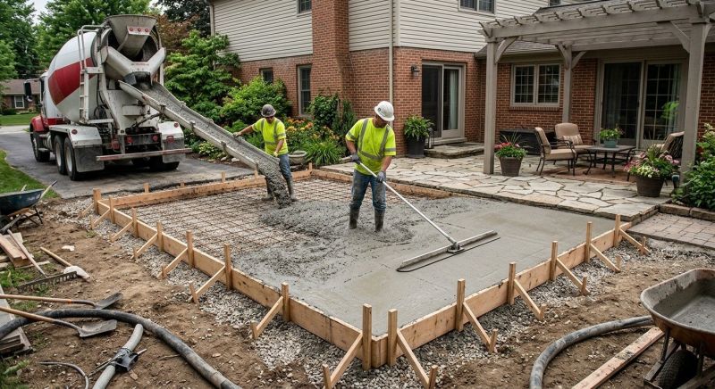 Patio Construction in Dearborn, MI